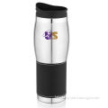 600ML pastic inner stainless steel outer double wall trave mug without handle